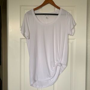 Athleta white short sleeve top, like new